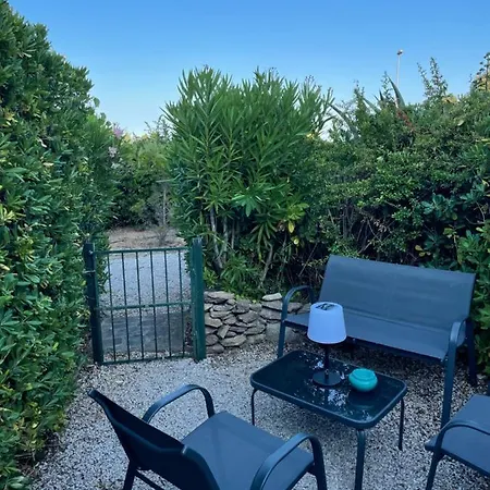 Studio/jardin/piscine/plage Pramousquier 公寓 勒拉旺杜